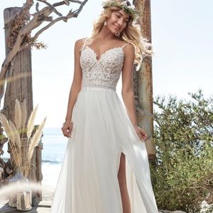 Maggie Sottero, Lorraine Wedding Dress with Veil